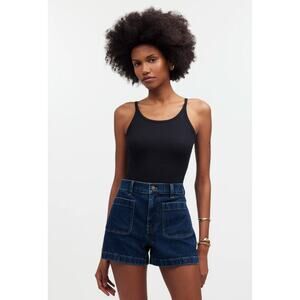 Madewell Emmett Dark Blue Jean Shorts